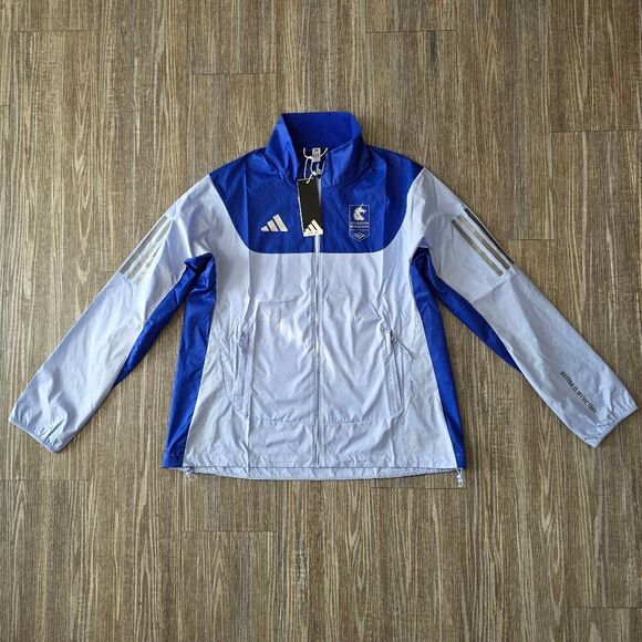 Adidas Boston Marathon 2025 Celebration Jacket Womem's Large Running Top JN3002 - Picture 2 of 13
